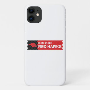 Cedar Springs Red Hawks iPhone 11 Case