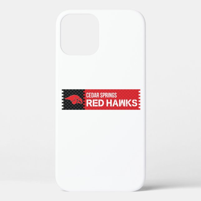 Cedar Springs Red Hawks Case-Mate iPhone Case (Back)