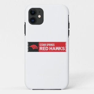 Cedar Springs Red Hawks iPhone 11 Case