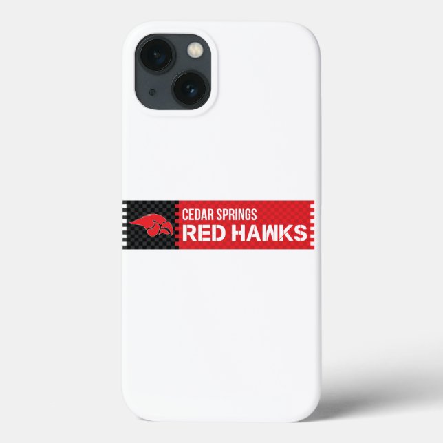 Cedar Springs Red Hawks Case-Mate iPhone Case (Back)