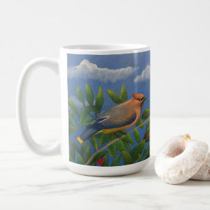 Cedar Waxwing bird Coffee Mug