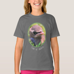 Cedar Waxwing Fledgling Bird Personalised  T-Shirt