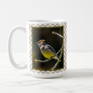 Cedar Waxwing Songbird Original Wild Bird Photo Coffee Mug