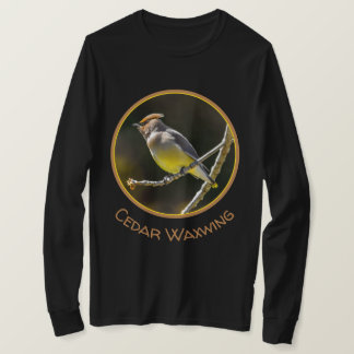 Cedar Waxwing Songbird Original Wild Bird Photo T-Shirt
