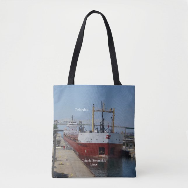 Cedarglen all over tote bag (Front)