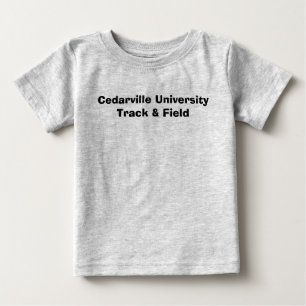 Cedarville University Track & Field Baby T-Shirt