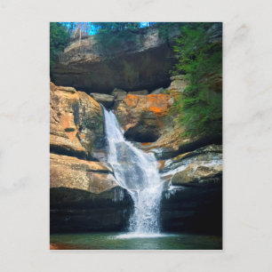 Ceder Falls, Hocking Hills Ohio Postcard