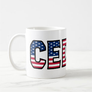 Cedrik Name Vorname USA styled Tasse Kaffeetasse Coffee Mug