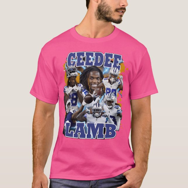Ceedee Lamb Retro Bootleg T-Shirt (Front)