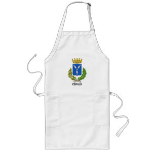 Cefalù coat of arms - Sicily Long Apron