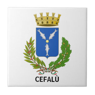 Cefalù coat of arms - Sicily Tote Bag Tile