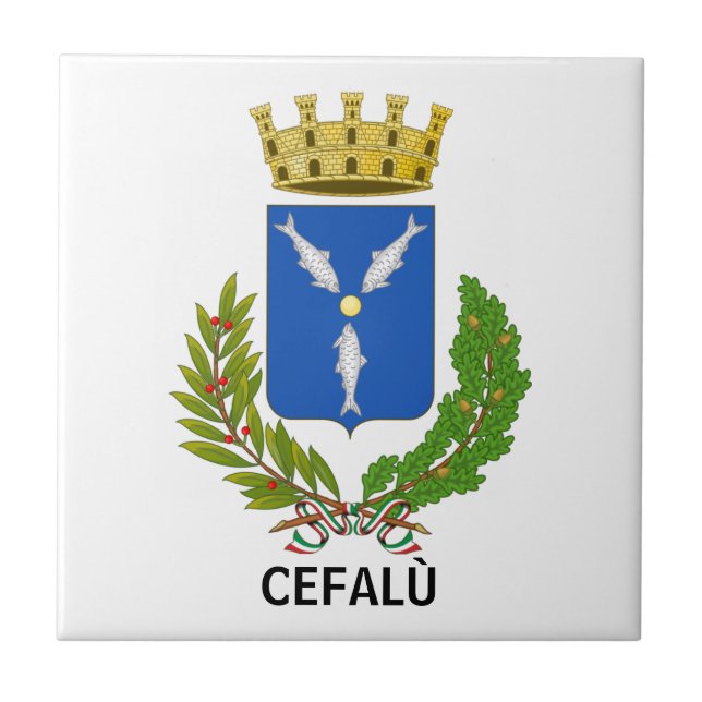 Cefalù coat of arms - Sicily Tote Bag Tile (Front)
