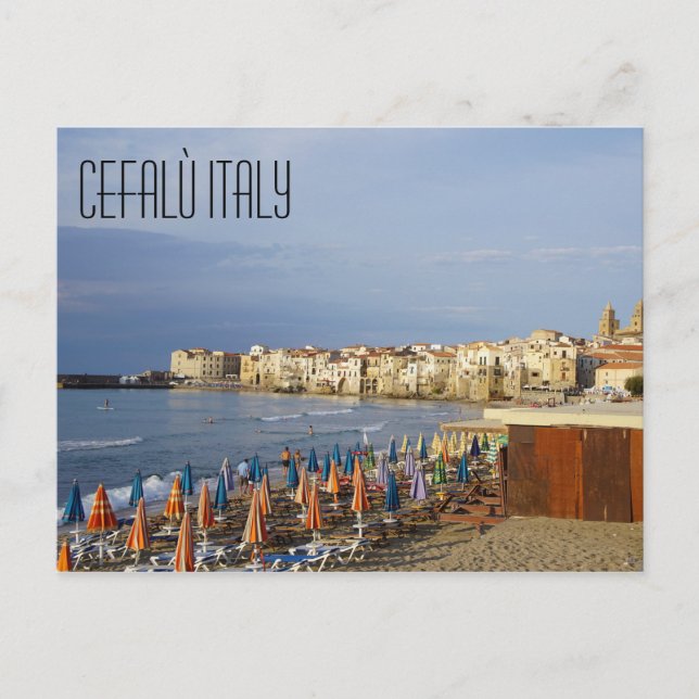 Cefalù Italy Postcard (Front)