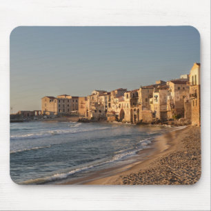 Cefalu, seaside town in Sicily Mouse Mat