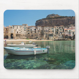 Cefalu town in Sicily Mouse Mat