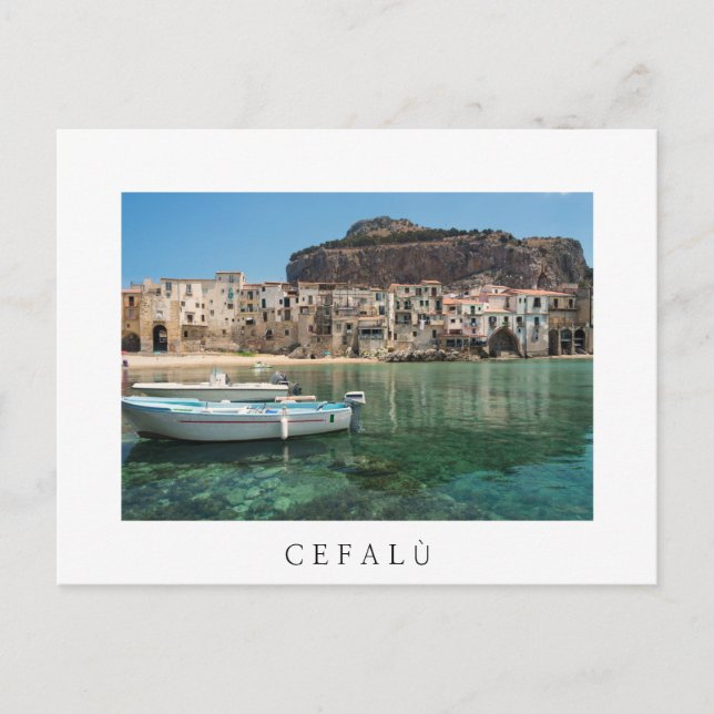 Cefalu town in Sicily Postcard (Front)