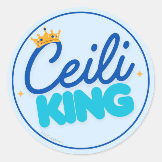 Ceili King Classic Round Sticker