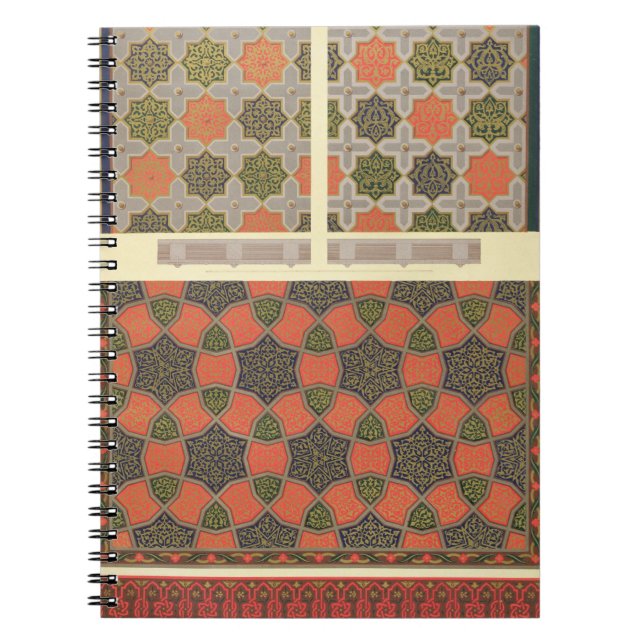 Ceiling decoration from the house of Beyt El-Tchel Notebook (Front)