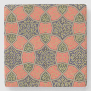 Ceiling decoration from the house of Beyt El-Tchel Stone Coaster
