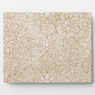 Ceiling design for the Pearl Room, in Isfahan, fro Plaque