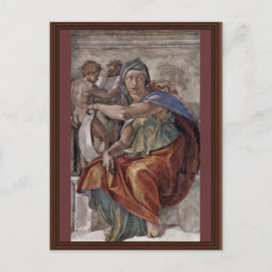 Ceiling Fresco For The Story Of Creation In The Si Postcard
