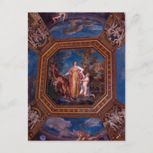 Ceiling in the Vatican in Rome, Italy Postcard