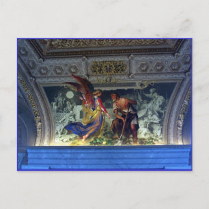 Ceiling in the Vatican Museum in Rome Postcard