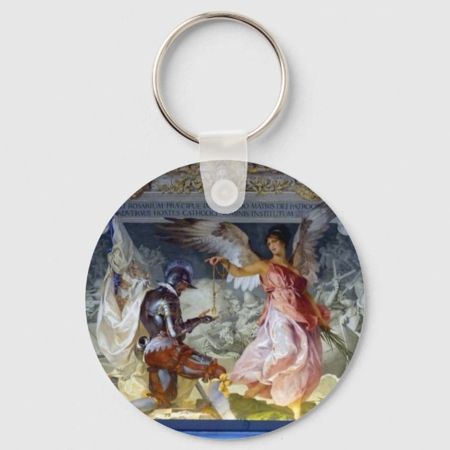 Ceiling in the Vatican Museum Key Ring (Front)