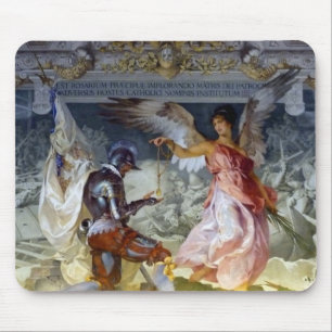 Ceiling in the Vatican Museum Mouse Mat