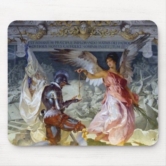 Ceiling in the Vatican Museum Mouse Mat (Front)