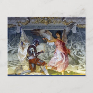 Ceiling in the Vatican Museum Postcard