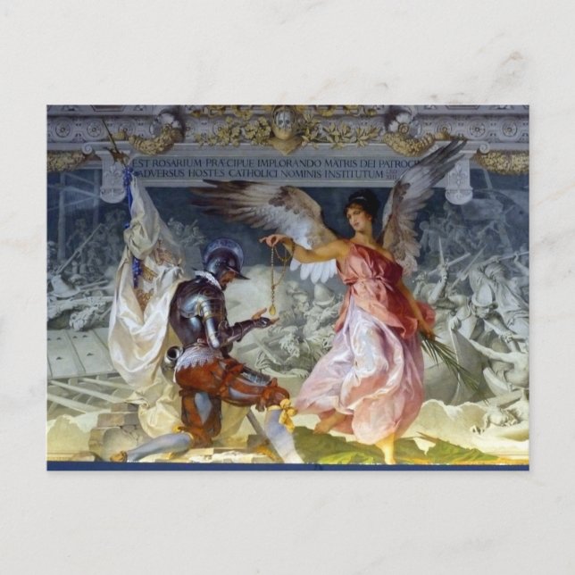 Ceiling in the Vatican Museum Postcard (Front)