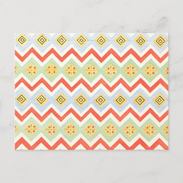 Ceiling Painting from Egyptian Tomb Postcard (Front)