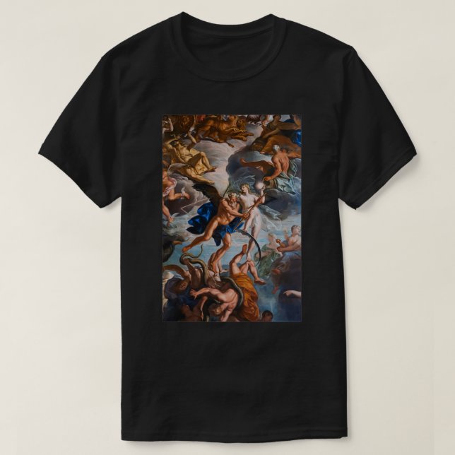 Ceiling Painting Greek Gods Goddess Chatsworth Hou T-Shirt (Design Front)
