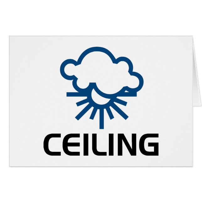 Ceiling - Weather Sun & Clouds (Front Horizontal)
