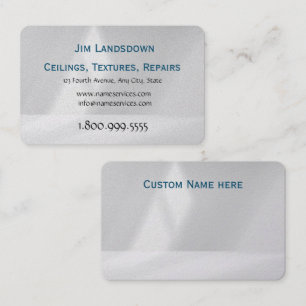 Ceilings, Textures, Repairs Custom Business Card
