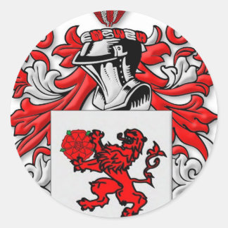 Ceja Coat of Arms Classic Round Sticker
