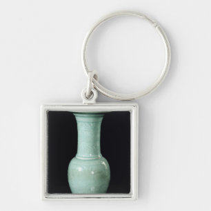 Celadon glazed vase, Yuan Dynasty Key Ring
