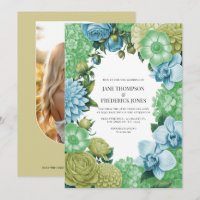 Celadon Mist, Soft Fern & Porcelain Blue Wedding