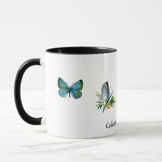 Celastrina argiolus (male) mug (Left)