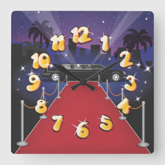 Celeb Star movies Square Wall Clock