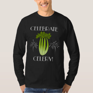 Celebate Celery Ironic Vegetables Leek T-Shirt