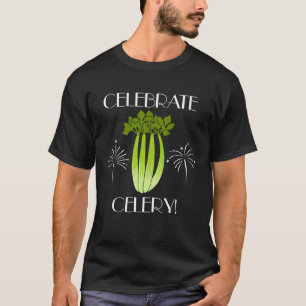 Celebate Celery Ironic Vegetables Leek T-Shirt