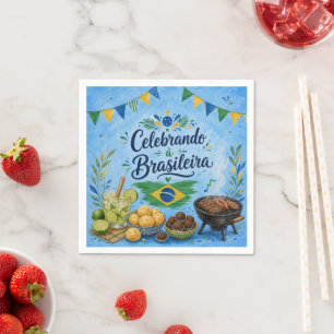 Celebrando o Brasil Napkin