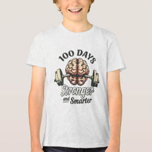 Celebrate 100 Days of School: Fun & Unique T-Shirt Tri-Blend Shirt