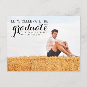 CELEBRATE   2015 GRADUATION PARTY INVITATION POSTCARD
