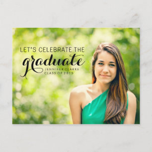 CELEBRATE   2015 GRADUATION PARTY INVITATION POSTCARD