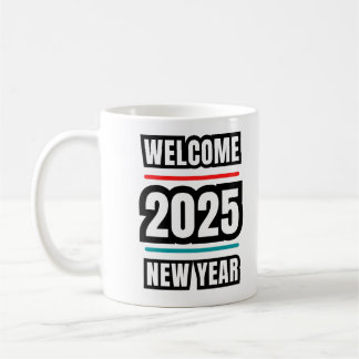 Celebrate 2025 New Year Design Coffee Mug