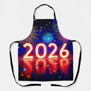 Celebrate 2026: Bright Future Spark Design Apron