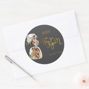 Celebrate 2026! Custom Happy New Year Sticker